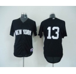 mlb jerseys new york yankees #13 rodriguez black[2011 road cool base BP]W