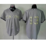 mlb jerseys new york yankees #13 rodriguez grey[number camo]