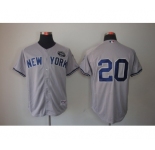 mlb jerseys new york yankees #20 grey[gms]