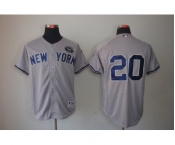 mlb jerseys new york yankees #20 grey[gms]