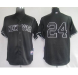 mlb jerseys new york yankees #24 robinson cano black