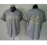 mlb jerseys new york yankees #27 grey[number camo]