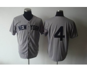 mlb jerseys new york yankees #4 lou gehrig m&n grey 1939