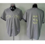 mlb jerseys new york yankees #5 dimaggio grey[number camo]