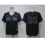 mlb jerseys new york yankees #55 black (2011 new)