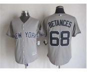 mlb jerseys new york yankees #68 betances grey[2015 new]