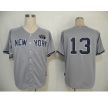 mlb new york yankees #13 rodriguez grey[gms]