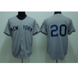 mlb new york yankees #20 posada grey(2009 logo)