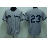 mlb new york yankees #23 mattingly grey(2009 logo)
