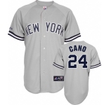 mlb new york yankees #24 cano grey(2010)