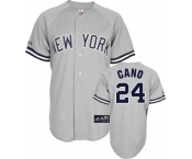mlb new york yankees #24 cano grey(2010)