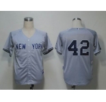 mlb new york yankees #42 rivera grey(cool base)