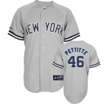 mlb new york yankees #46 pettitte grey(2009 logo)