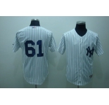 mlb new york yankees #61 park white