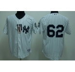 mlb new york yankees #62 chamberlain white(2009 logo)