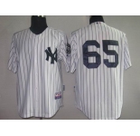 mlb new york yankees #65 mickey mantle white