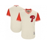 Men's 2017 Little League World Series Philadelphia Phillies Tan Jersey