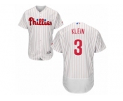 Men's Majestic Philadelphia Phillies #3 Chuck Klein White Red Strip Flexbase Authentic Collection MLB Jersey
