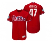 Men's Philadelphia Phillies #47 Howie Kendrick 2017 Spring Training Flex Base Authentic Collection Stitched Baseball Jersey