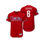 Men's Philadelphia Phillies #6 Ryan Howard 2017 Spring Training Flex Base Authentic Collection Stitched Baseball Jersey