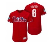 Men's Philadelphia Phillies #6 Ryan Howard 2017 Spring Training Flex Base Authentic Collection Stitched Baseball Jersey
