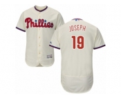 Philadelphia Phillies #19 Tommy Joseph Cream Flexbase Authentic Collection MLB Jersey