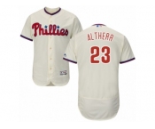 Philadelphia Phillies #23 Aaron Altherr Cream Flexbase Authentic Collection MLB Jersey