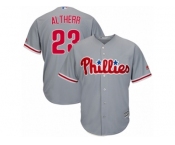 Philadelphia Phillies #23 Aaron Altherr Replica Grey Road Cool Base MLB Jersey