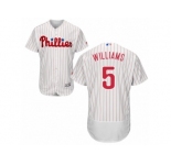 Philadelphia Phillies #5 Nick Williams White Flexbase Authentic Collection MLB Jersey
