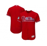 Philadelphia Phillies Blank Red 2017 Spring Training Flexbase Authentic Collection Stitched Baseball Jersey