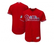 Philadelphia Phillies Blank Red 2017 Spring Training Flexbase Authentic Collection Stitched Baseball Jersey