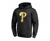 Philadelphia Phillies Gold Collection Pullover Hoodie Black