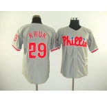 mlb jerseys philadelphia phillies #29 kruk grey[kruk]