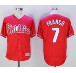 mlb jerseys philadelphia phillies #7 maikel franco red