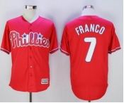 mlb jerseys philadelphia phillies #7 maikel franco red