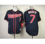 mlb jerseys philadelphia phillies #7 mauer blue