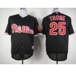 mlb jerseys philadephia phillies #25 thome black