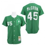 mlb jerseys philadephia phillies #45 mcgraw green 1981