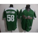 mlb jerseys philadephia phillies #58 papelbon green