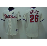 mlb philadelphia phillies #26 utley ws09 patch cream