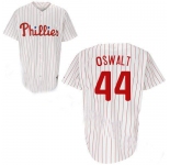 mlb philadelphia phillies #44 oswalt  white(red strip)