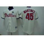mlb philadelphia phillies #45 martinez ws09 patch cream