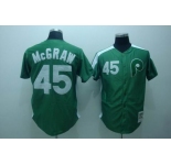 mlb philadelphia phillies #45 mcgraw m&n green
