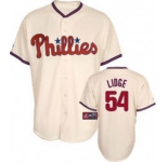 mlb philadelphia phillies #54 Lidge 2008 world series cream