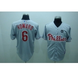 mlb philadelphia phillies #6 howard grey