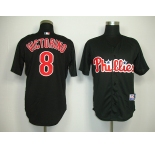 mlb philadelphia phillies #8 victorino black
