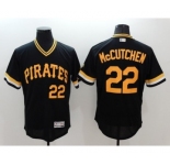 Men Pittsburgh Pirates #22 Andrew McCutchen Majestic black Flexbase Authentic Collection Cooperstown Player Jersey