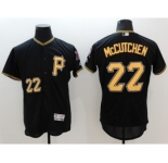 Men Pittsburgh Pirates #22 Andrew McCutchen Majestic black Flexbase Authentic Collection Player Jersey