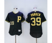 Men Pittsburgh Pirates #39 dave parker Majestic Black Flexbase Authentic Collection Player Jersey