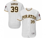 Men Pittsburgh Pirates #39 dave parker Majestic White Flexbase Authentic Collection Player Jersey
